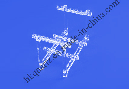 Semiconductor Grade Quartz Boat, High Temperature Quartz Boat