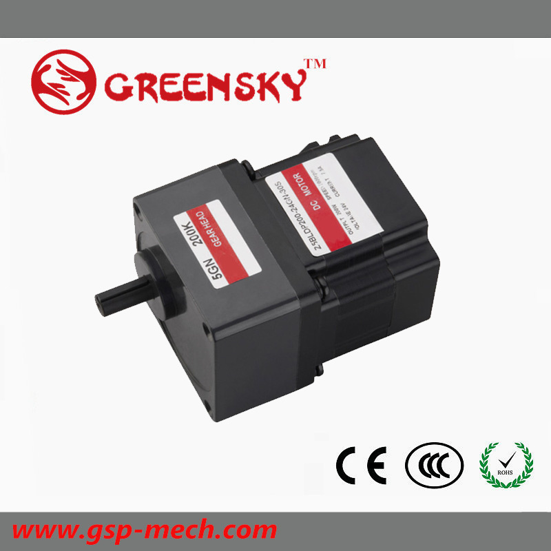 GS High Efficiency 24V 200W 90mm Brushless DC Motor