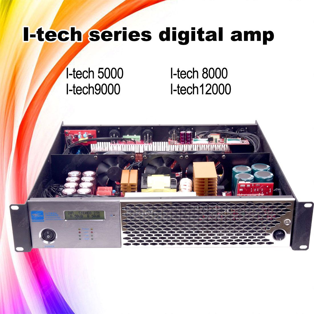 I Tech Class HD Lightweight Audio Amplifier Power AMP