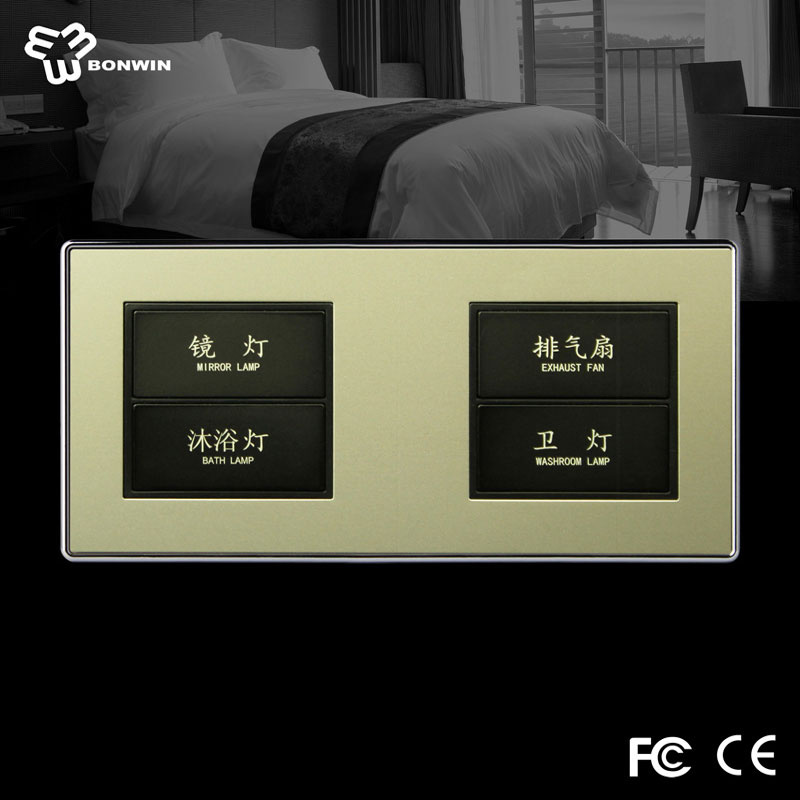 Elegant Electrical Waterproof Push Button Switch and Socket