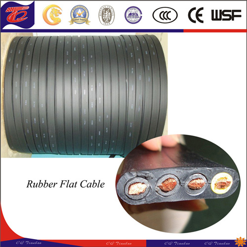 Copper Core Electrical Wire Flat Cable