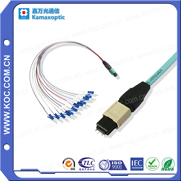 MTP/MPO-LC for Cassette Fiber Optic Patch-Cord