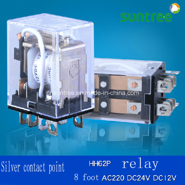 Hh62p Power Relay Electrical Relay 12 Volt Relay DC 24V Relay