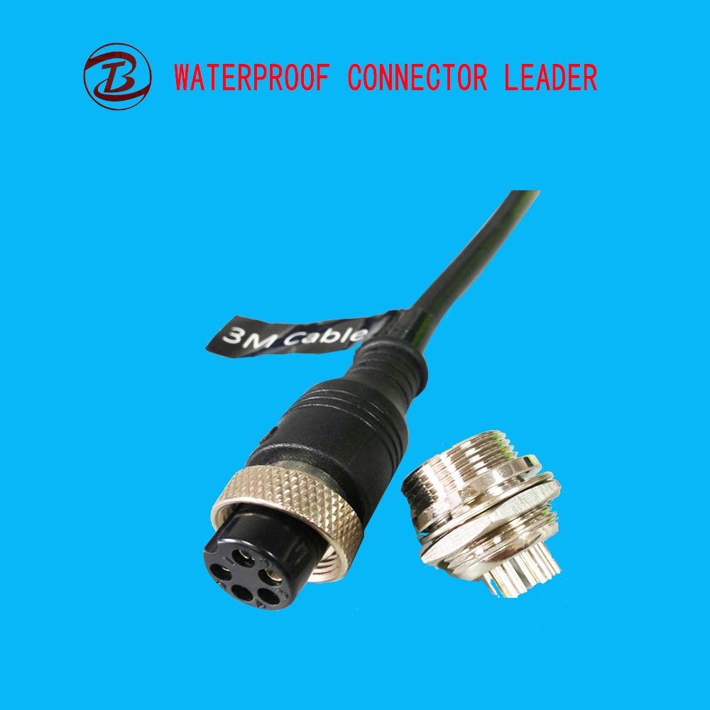 Shenzhen 5pin Metal Screw Fixing Waterproof Connector