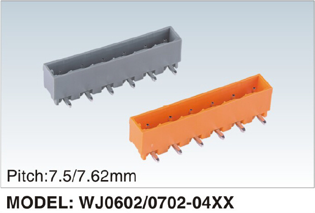 New Developing Mcs Terminal Block (WJ0602/0702-04XX-7.5/7.62mm)
