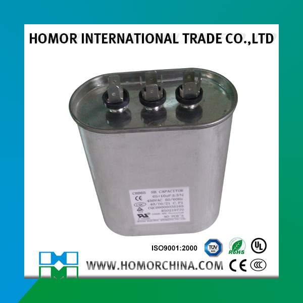 Cbb65 Aluminum Case Motor Running Capacitor for Air Conditioners
