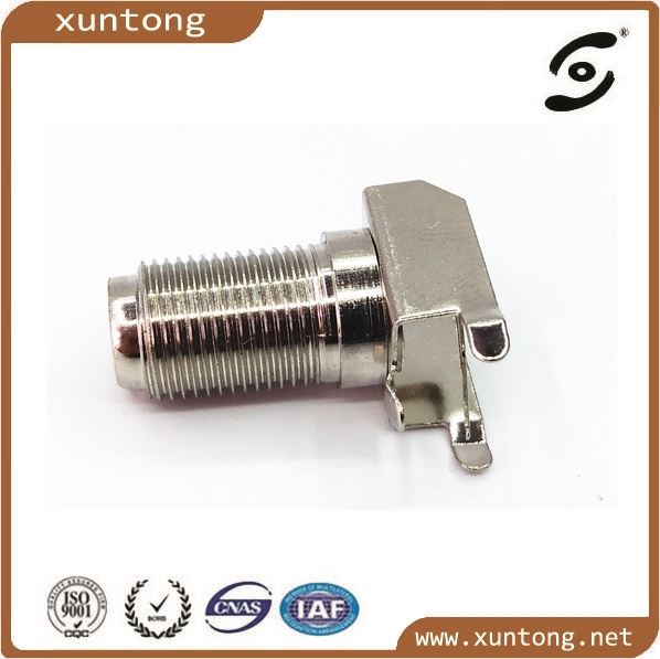 PCB Receptacle Coaxial Cable F Type Connector