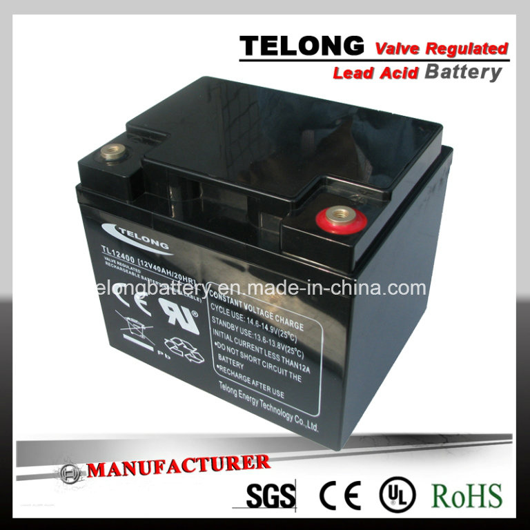Lead Acid Battery with CE, UL, RoHS Certificate (12V40AH)