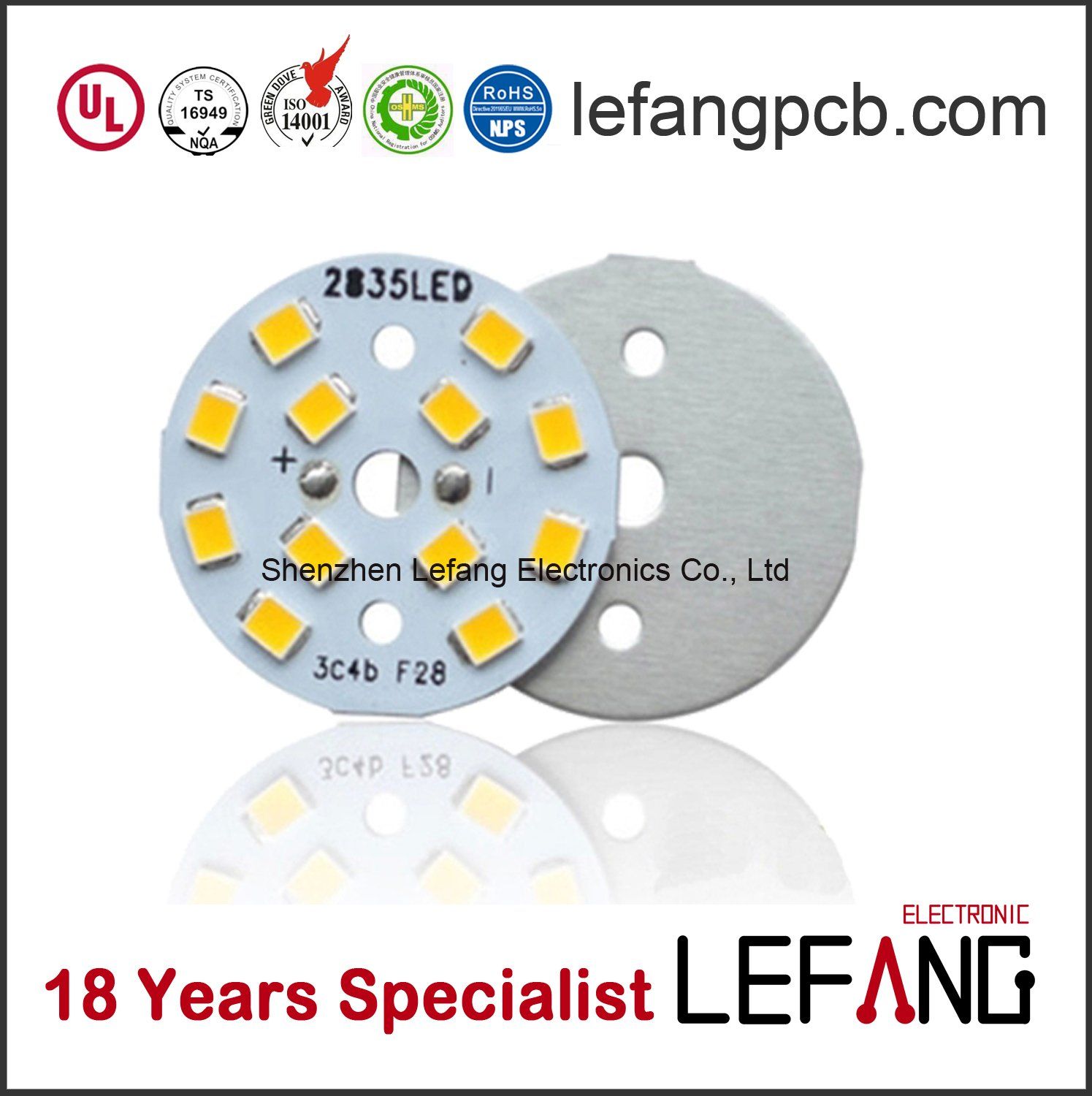 Aluminum Based LED PCB Board with SMD 5730/2835/3030