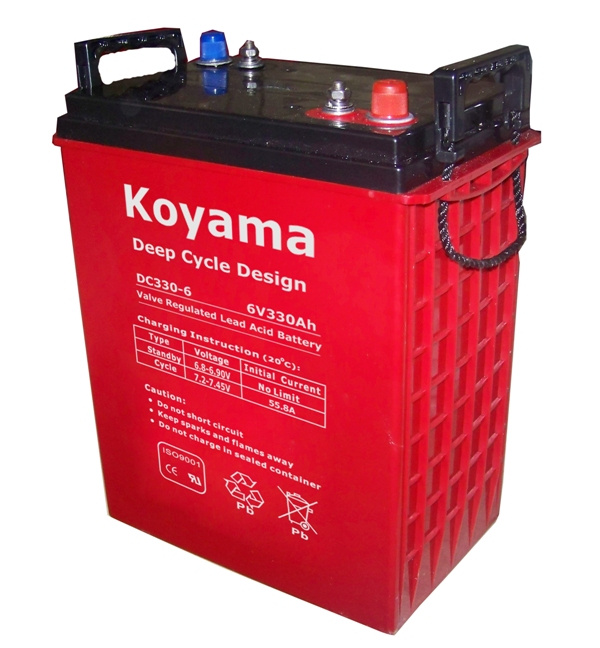 DC330-6 6V 330ah Deep Cycle Battery