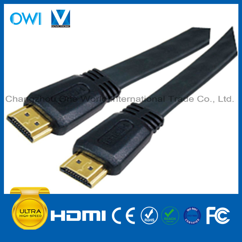 HDMI 19pin Plug-Plug Falt Cable