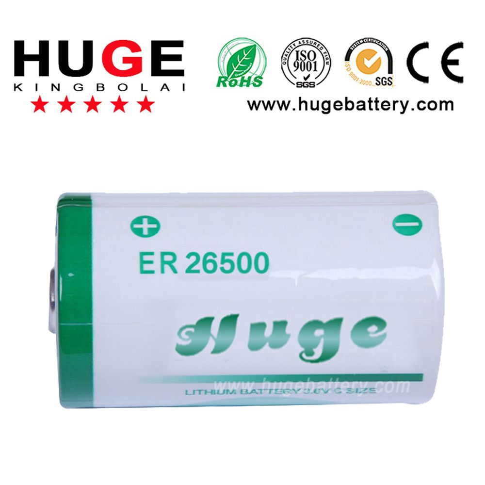 3.6V C Size 6500mAh Li-Socl2 Battery Er26500m