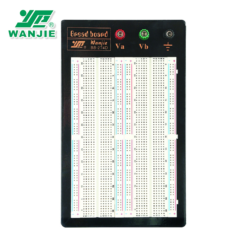 1660 Points Breadboard with Black Metal