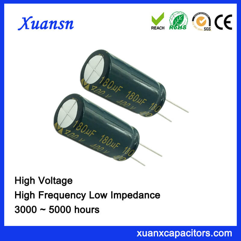 180UF 400V Electrolytic Capacitor for Adapter