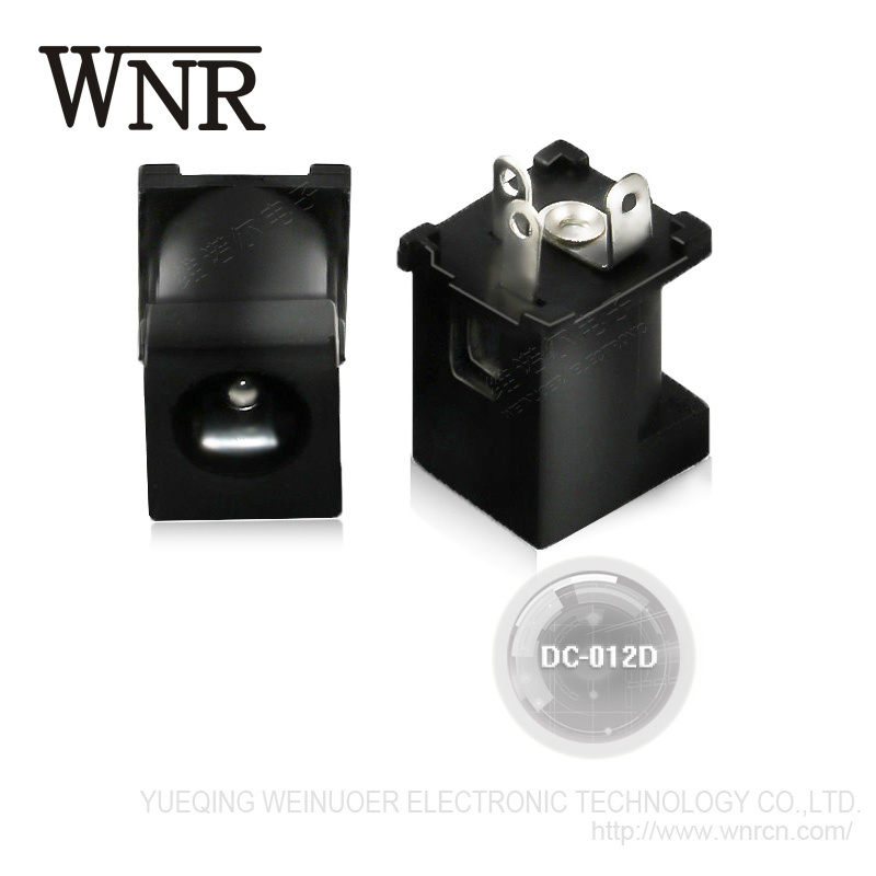 Wnre SMD/SMT Female 3 Pin 5.5 2.1mm DC-012D DC Power Socket Connector DC Power Jack