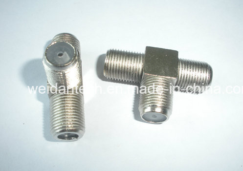 Zinc Shell Triple Channel F Connector