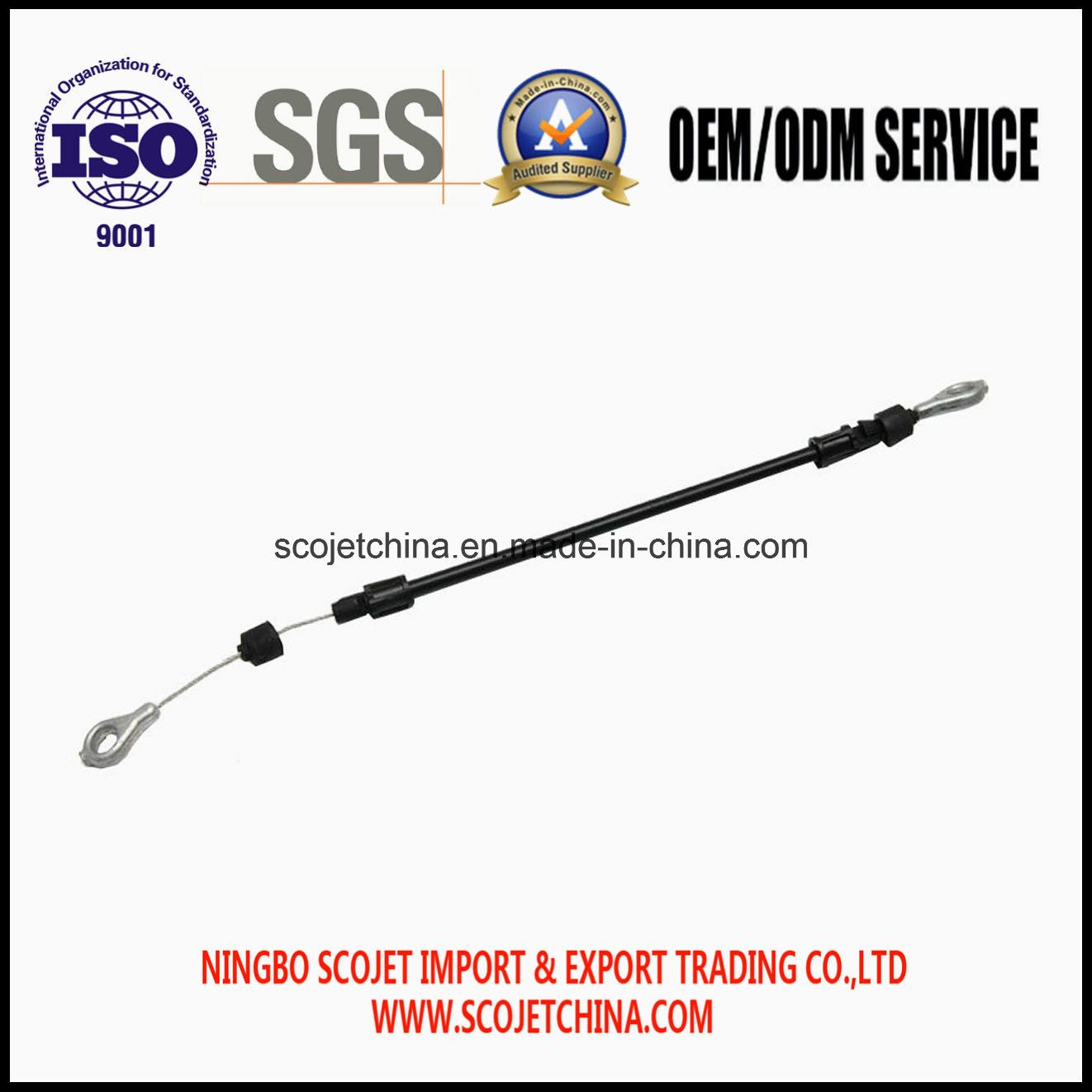 Control Cable with Eyelets for Garden Parts