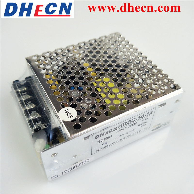 AC to DC Switch Power Supply Wide Range Input 90-264VAC to DC 5V 8A Hrsc-50-5 Ce RoHS ERP ISO9001