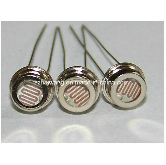 Light Dependant Resistor 6.5mm with Metal Case PCB Photodetector (MJ55)
