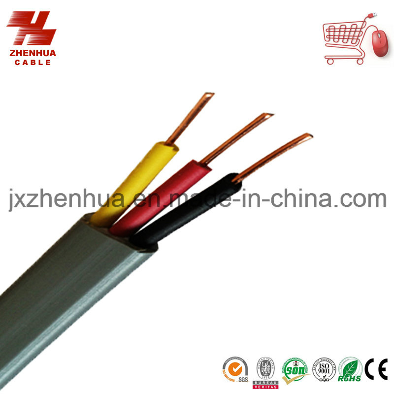3core Flat Copper Electric Cable 3X1.5mm 3X2.5mm