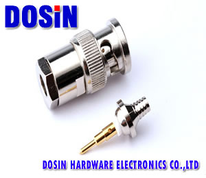 Electrical Coaxial Connector BNC Plug Auto Wire Connector
