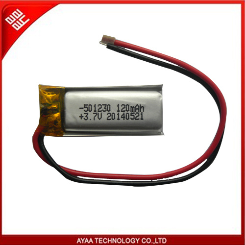 Rechargeable 3.7V 120mAh Li-Po Battery Pack