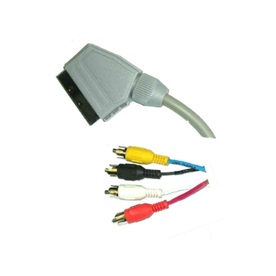 Scart to 4RCA Audio Cable/Scart Cable