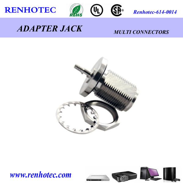N Jack Bulkhead Socket Crimp Cable: Rg174/Rg316