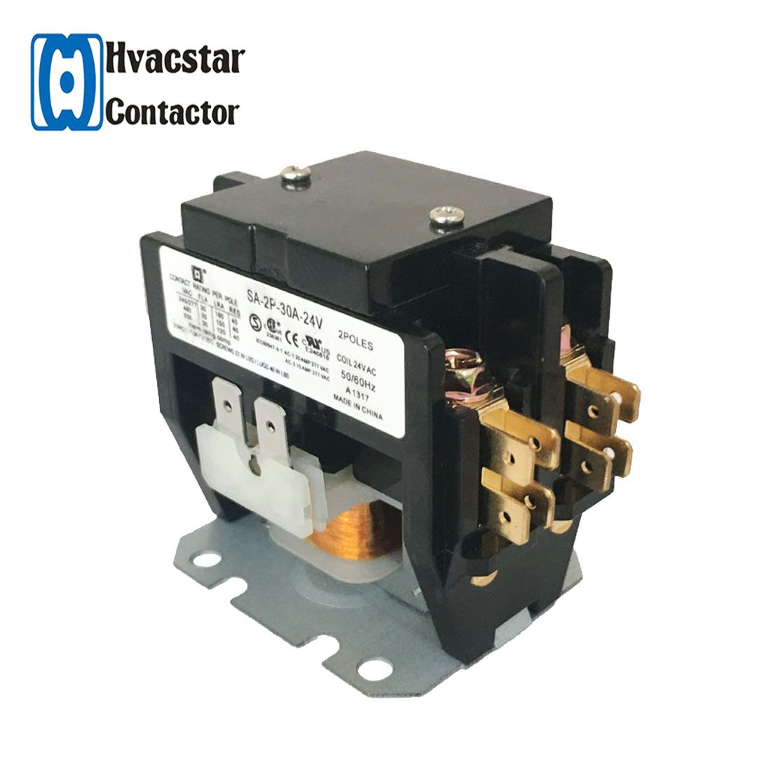 CSA/UL/Ce AC Definte Purpose Contactor 2 Pole with 24V Coil