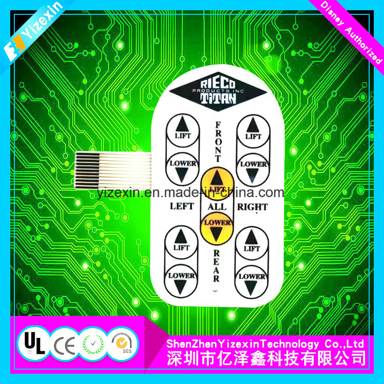 Professional Manufaturer Silver Printing Membrane Switch for Electronic