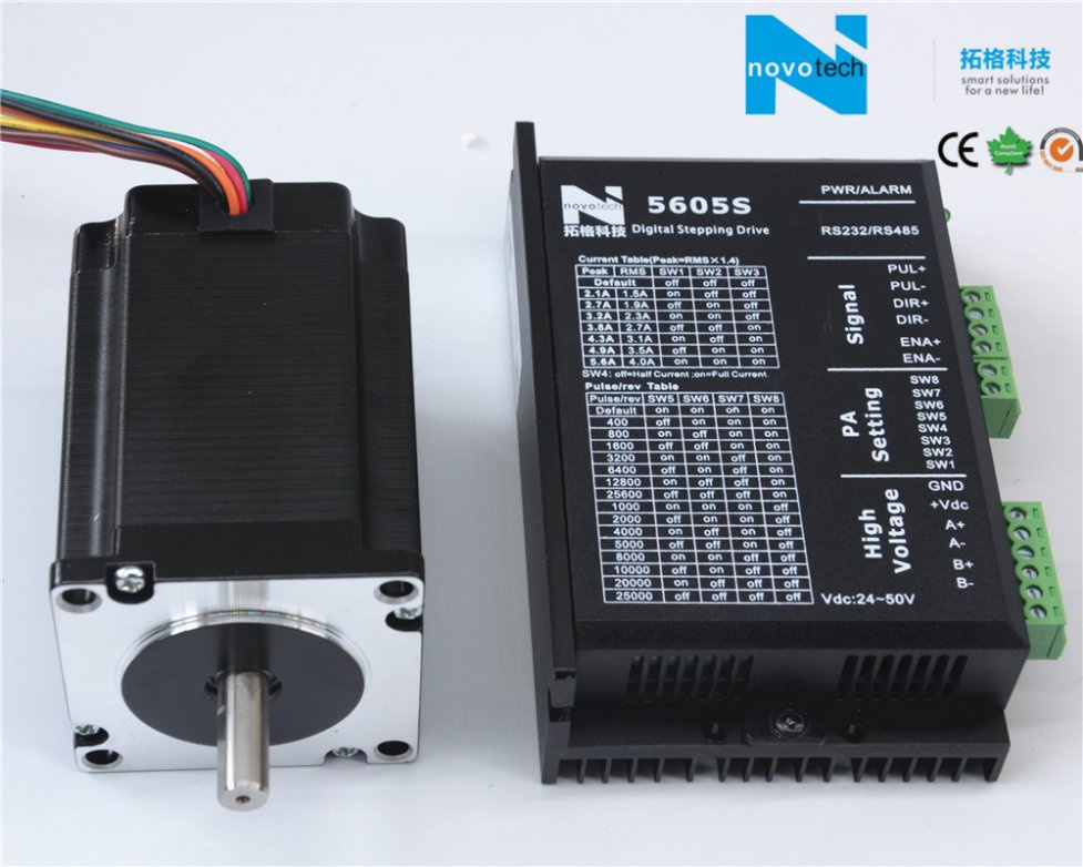DC High Precision Stepper Motor with Driver