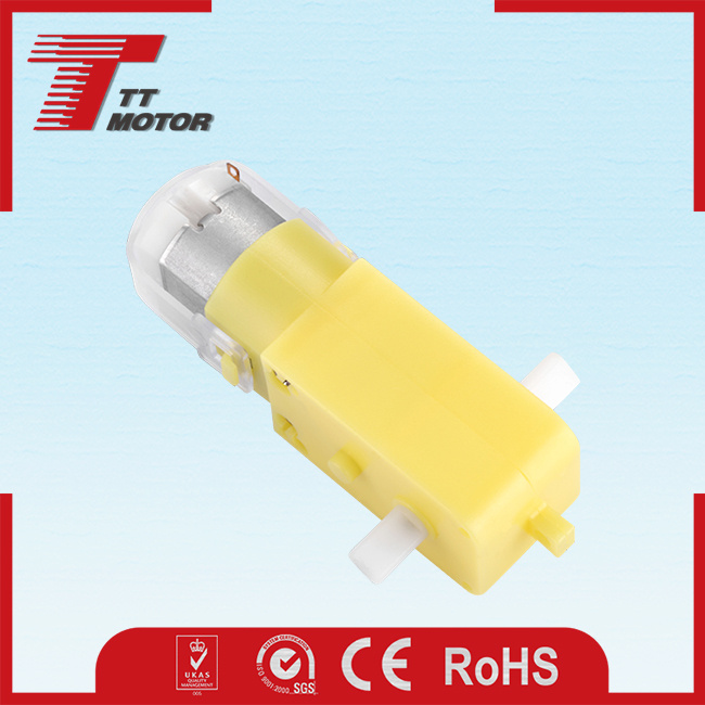 Robotic permanent magnet 6V DC gear motor with low noise