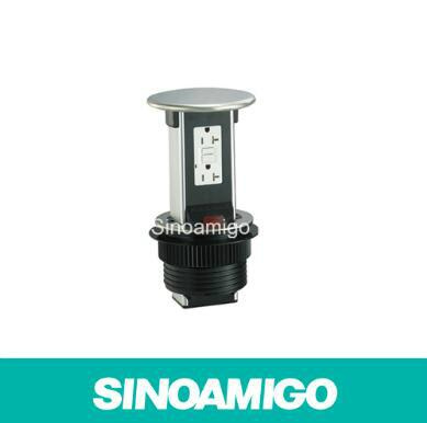 Office Furniture Smart Pop up Electrical Hidden Table Desktop Socket