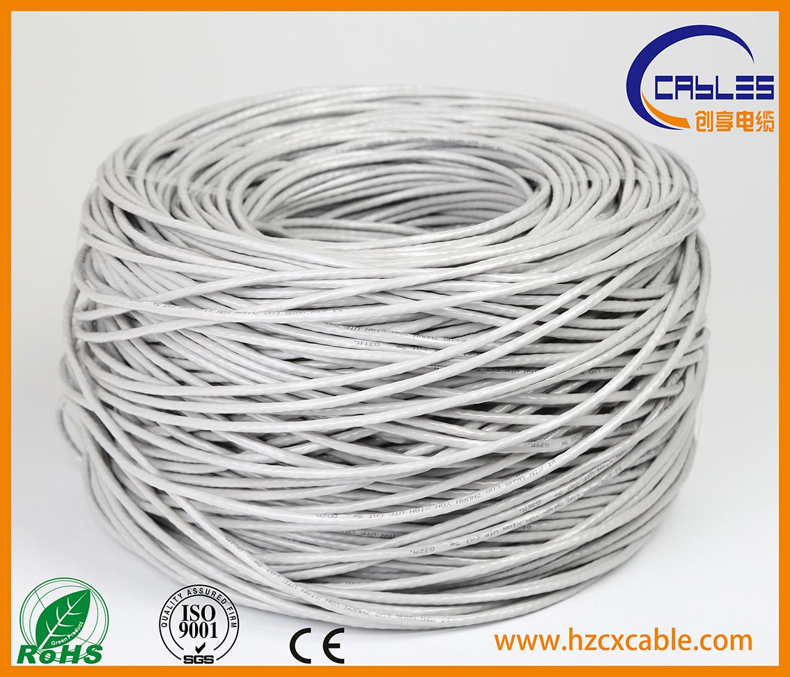 High Quality Twisted Pair Cat5e/Cat5/CAT6 Network Cable with Messenger