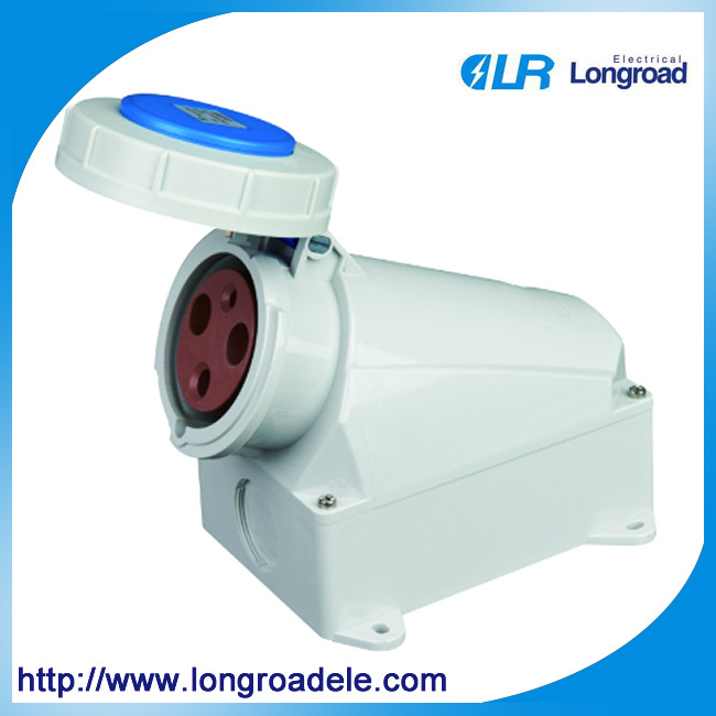 63A IP67 Cee Power Socket for Industrial Panel Mounted