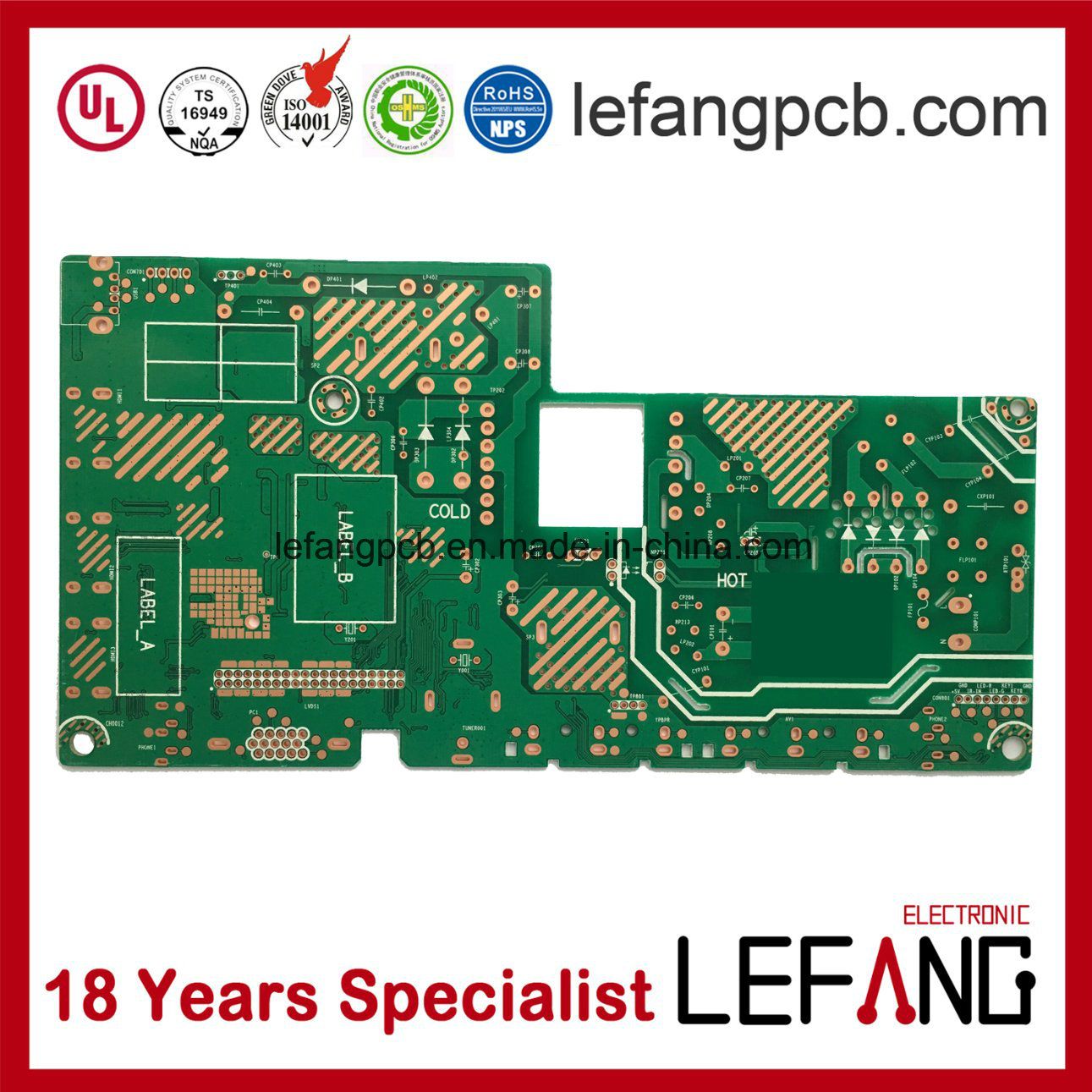 LCD Displayer Main Board PCB Circuit Board Plant