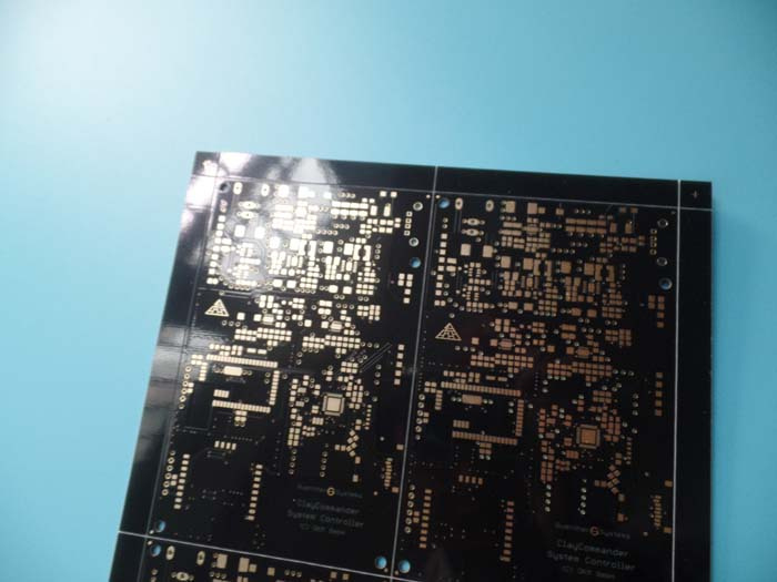 8 Layer Black Soldermask PCB Circuit Immersion Gold Board