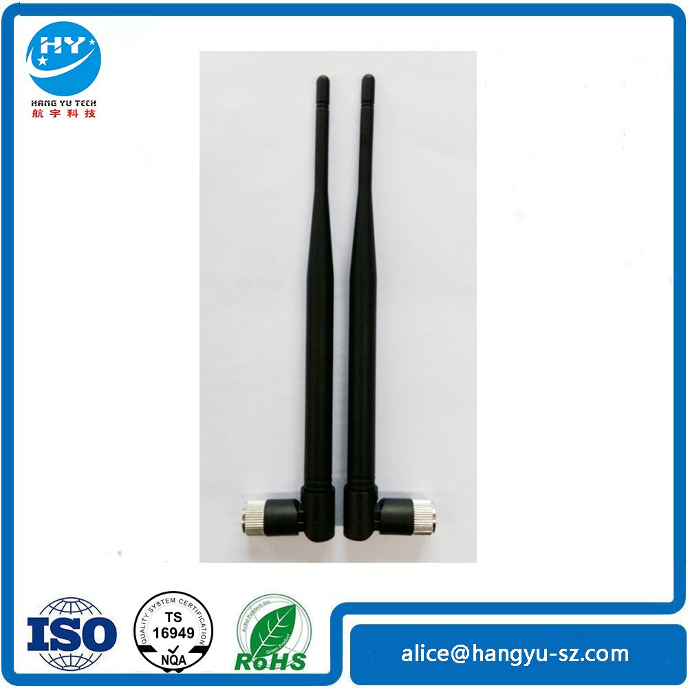 Flexible 5dBi GSM Rubber Antenna Black Housing Antenna