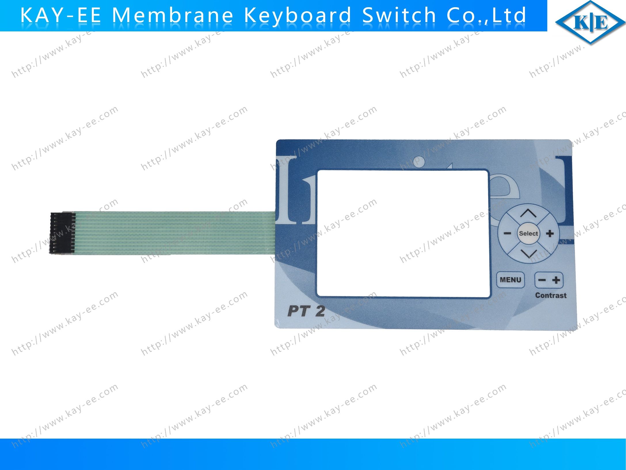 Custom Embossing Tactile Membrane Keypad with Connector