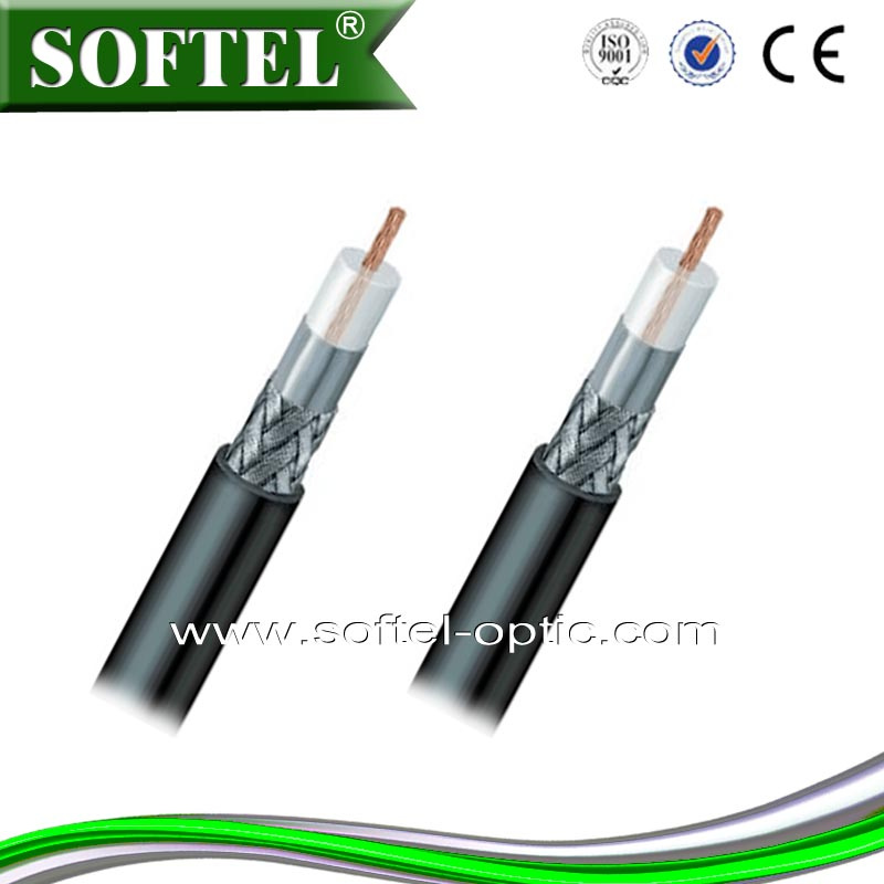Rg58/Rg59 Bc/CCS Quad-Shield House Drop Coaxial Cable From High Technology Manufacture in China