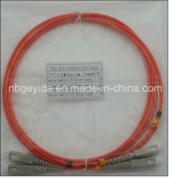 3.0 Sc-Sc Mm Duplex Fiber Optic Patch Cord
