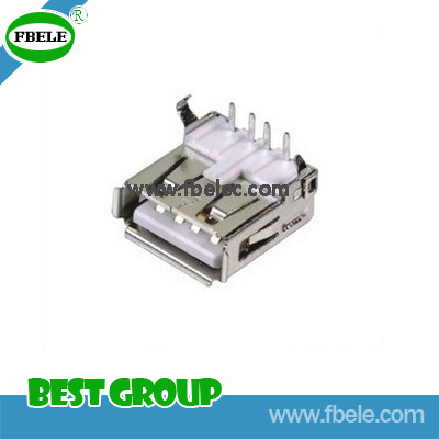 Fbusba2-101 USB/a Type/Receptacle/Single/DIP 90 USB Connector