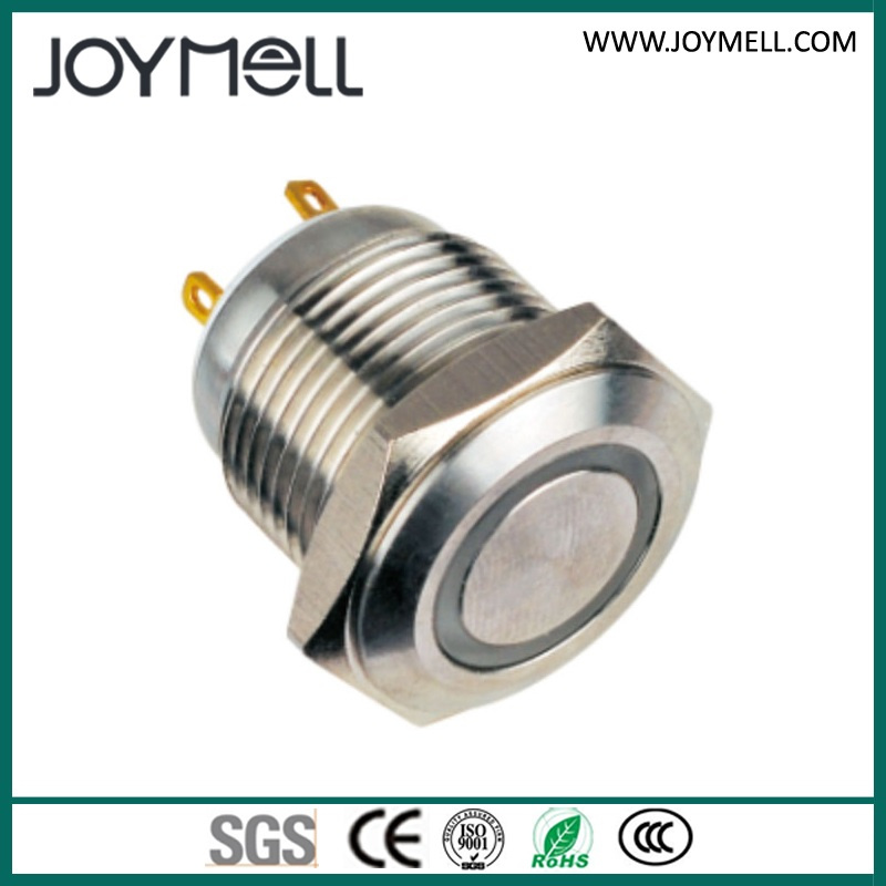 Electrical IP67 Metal Push Button Reset Switch