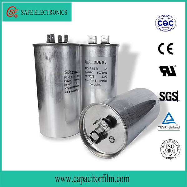 High Quality Cbb65 Aluminum Case Anti-Explosion Capacitor
