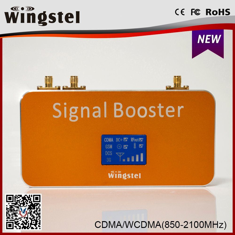 2018 Hot New Signal Booster 850/2100MHz Dual Band Signal Repeater for Home Mobile Use