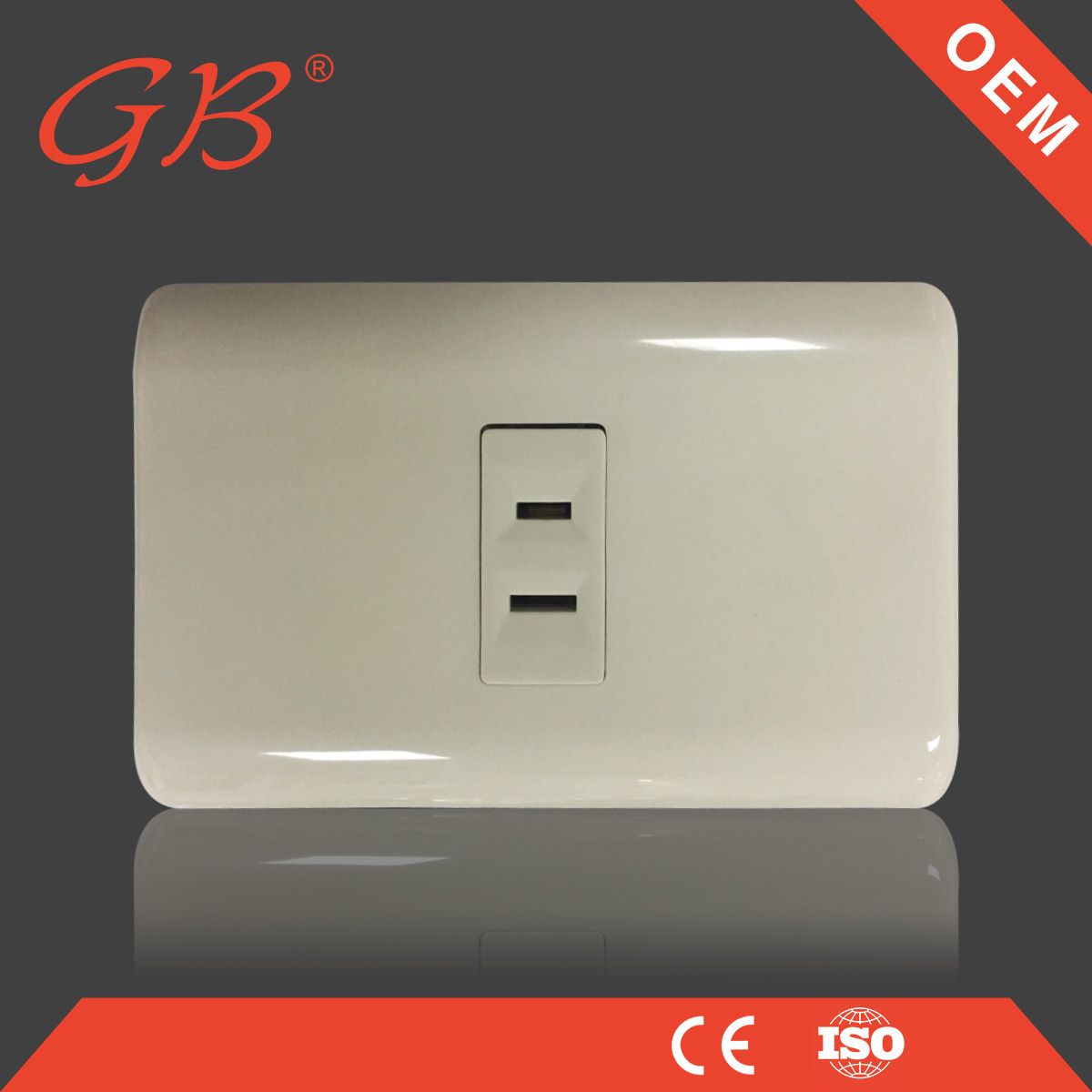 South American 2 Pins Electric Wall Socket Switch Electrical Socket
