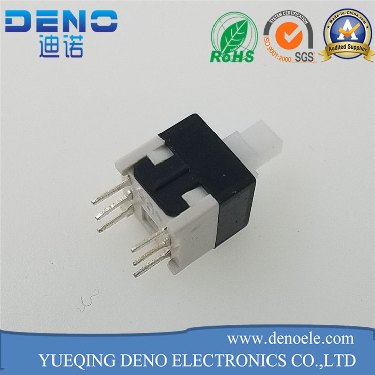 Double Row Self Locking Switch 6 Pin Key Pressure Switch