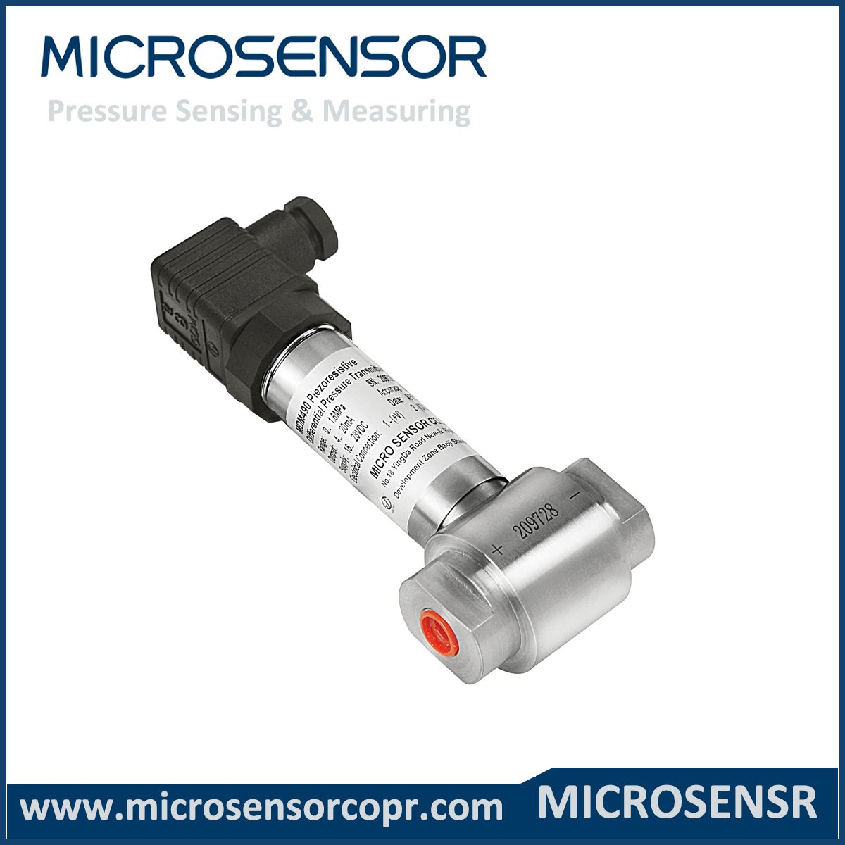 DIN43651 Connection of OEM Differential Pressure Transmitter Mdm490