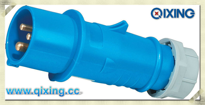 IP44 32A 3p 400V Blue Power Phase Plugs