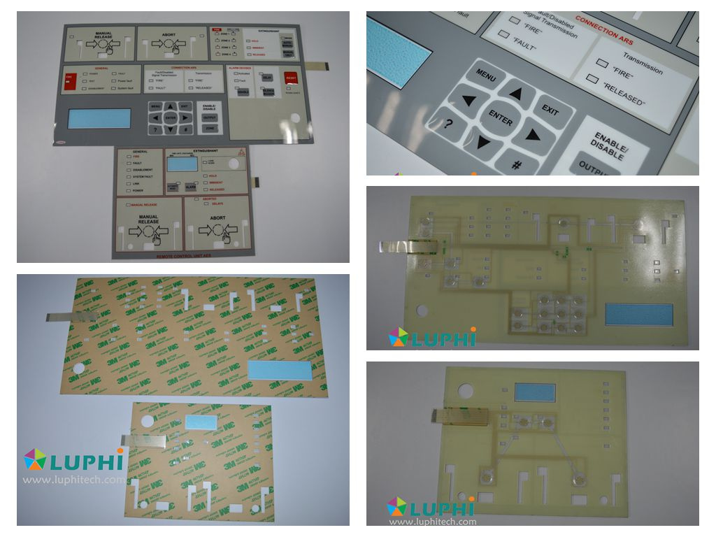 Industrial Keyboard Polydome Tactile Membrane Keypad Switch